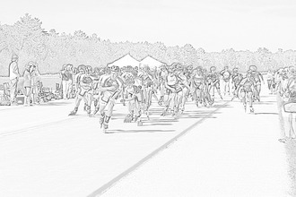 patineur marathon