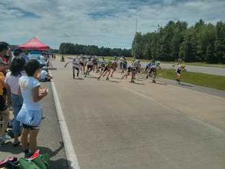 départ du 3km sprint