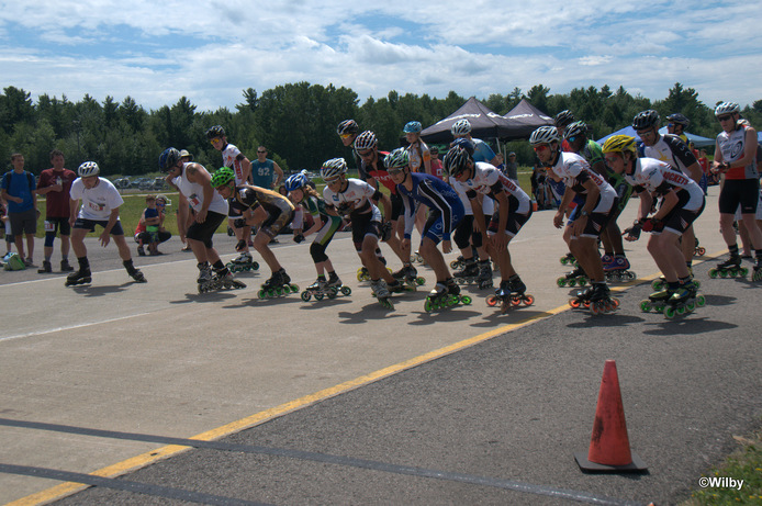 ligne de dÃ©part du 3km sprint